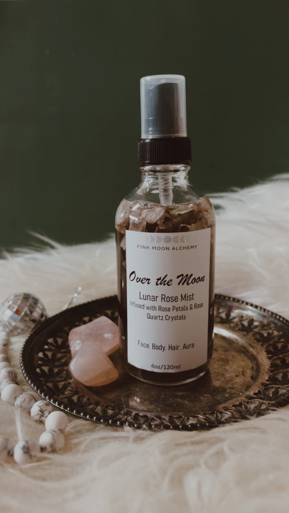 Over the Moon | Lunar Rose Mist for Face, Body, Hair & Aura