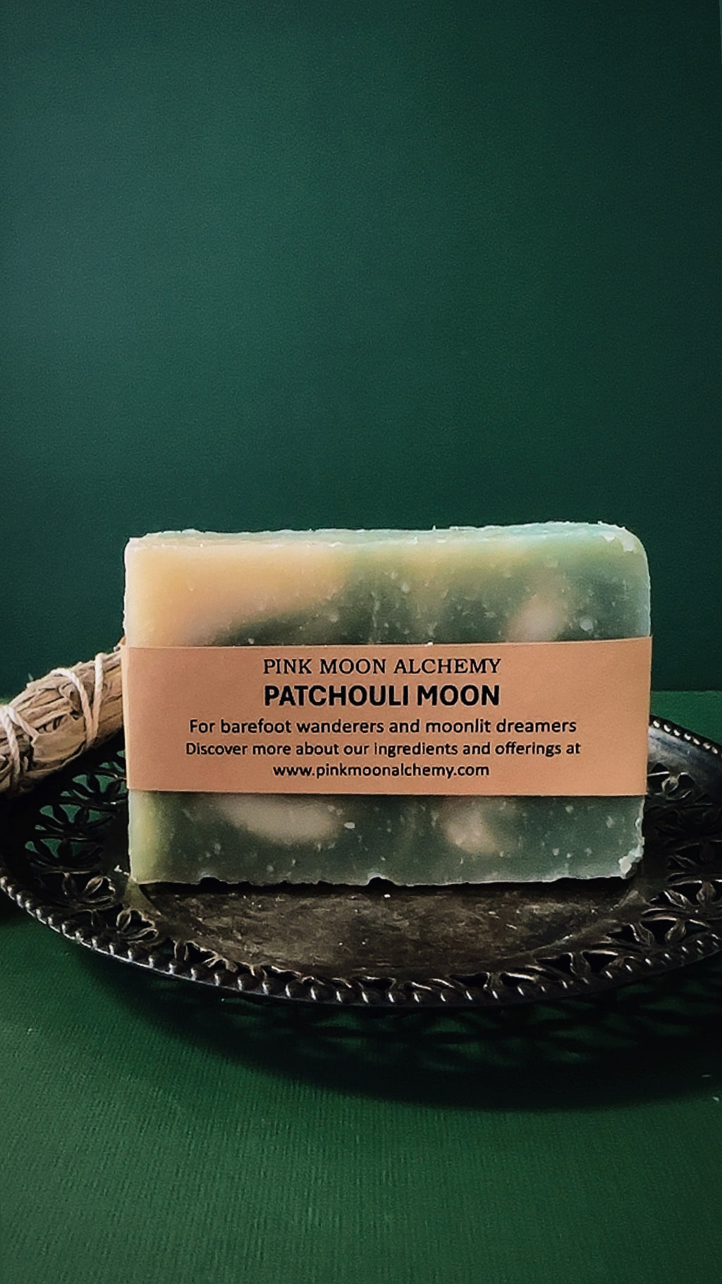 Patchouli Moon | Earthy Botanical Soap for Barefoot Wanderers & Moonlit Dreamers