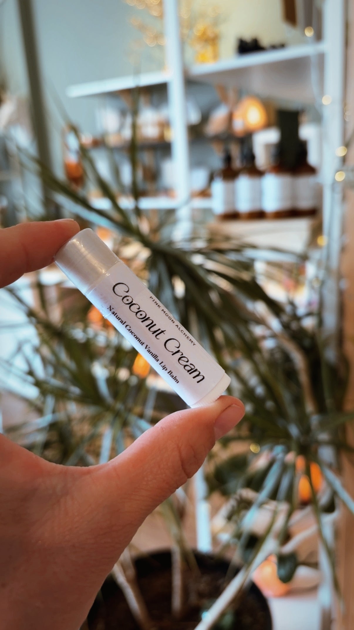 Coconut Cream Lip Balm | Natural Coconut Vanilla Lip Balm for Soft, Nourished Lips