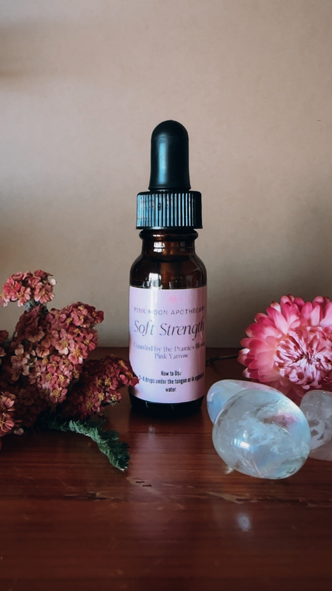 Soft Strength - Pink Yarrow Flower Essence