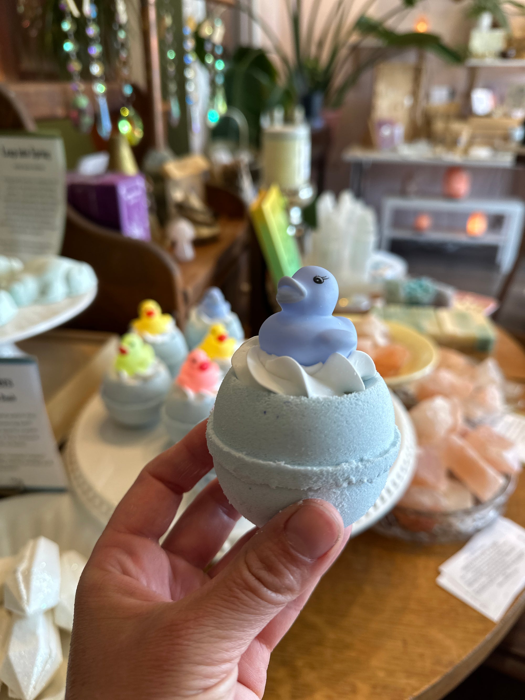 Orange Blossom Float – All Natural Orange & Vanilla Essential Oil Duck Bath Bomb