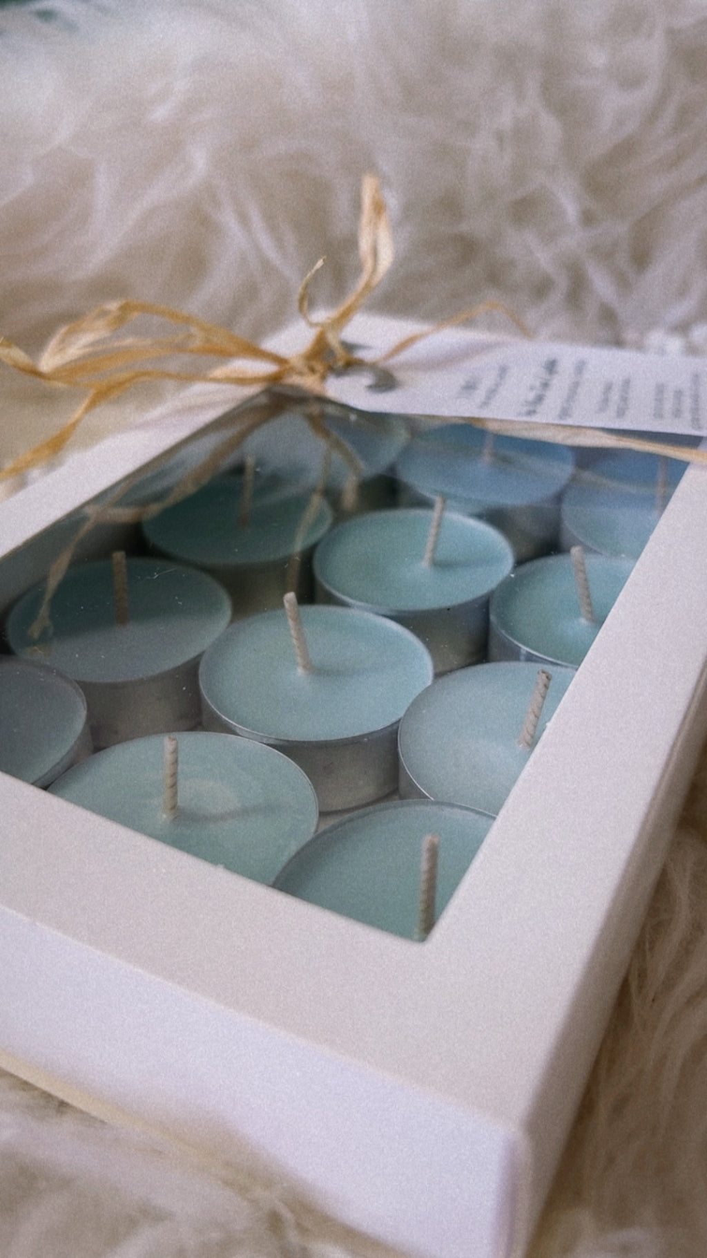 New Moon Ritual Tea Lights – Bergamot, Palmarosa & Vanilla | London Fog Scented Candles | Pink Moon Alchemy