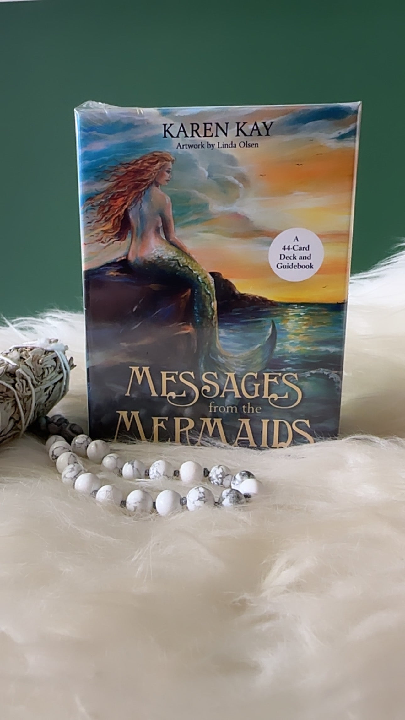 Messages from the Mermaids Oracle Deck – 44 Card Deck & Guidebook by Karen Kay