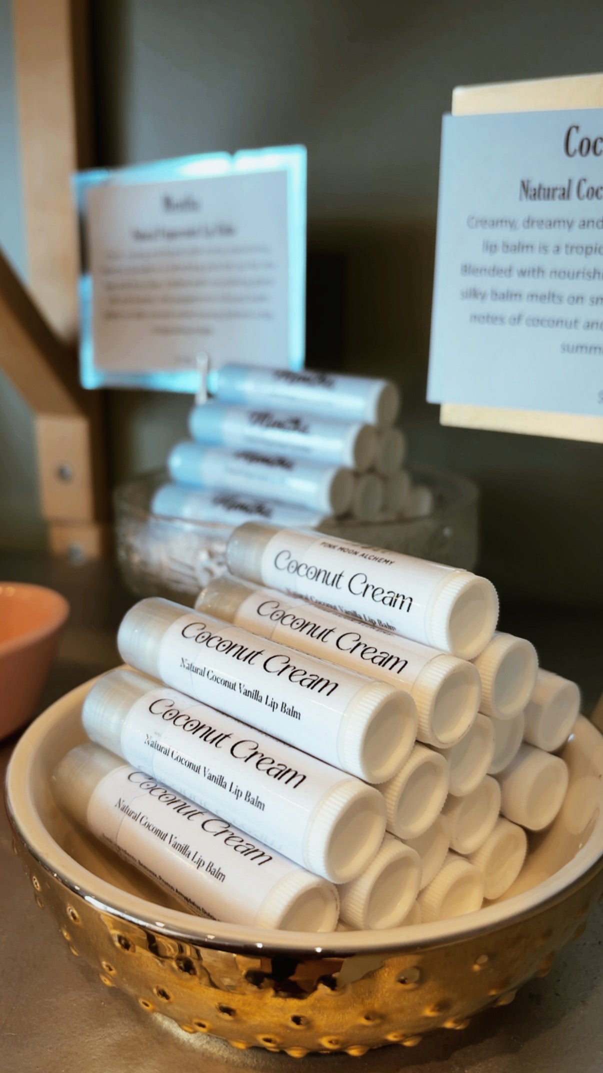 Coconut Cream Lip Balm | Natural Coconut Vanilla Lip Balm for Soft, Nourished Lips