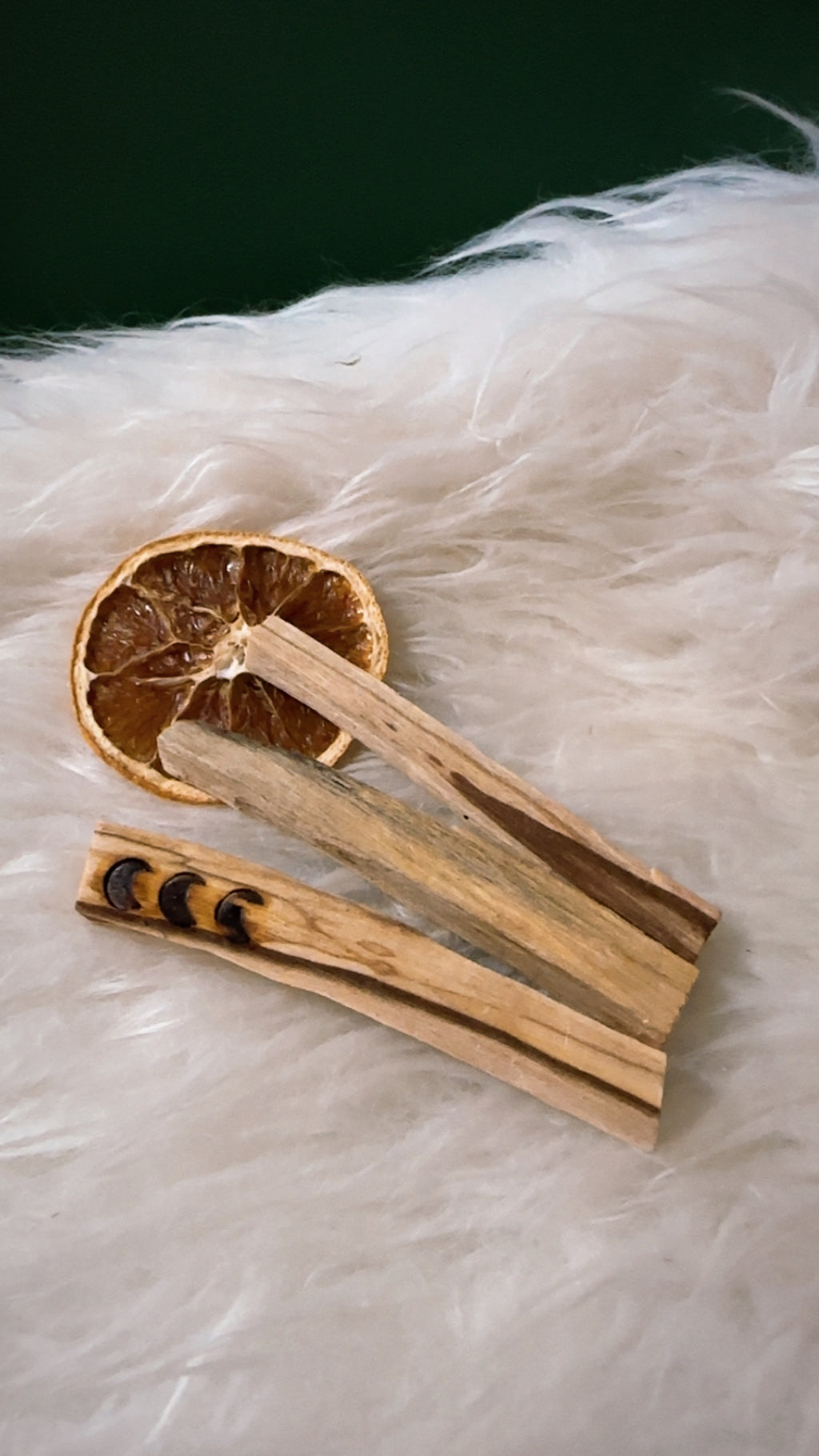 Palo Santo with Moon Phases