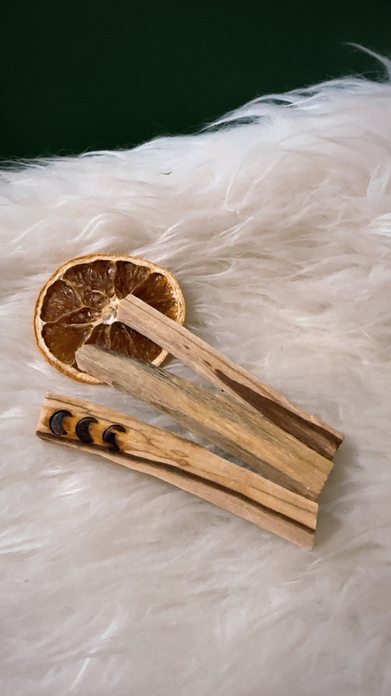 Palo Santo with Moon Phases