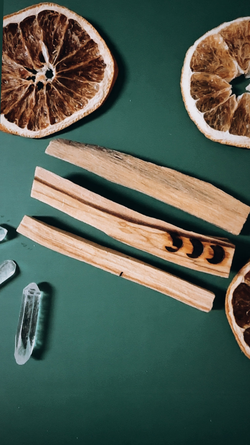 Palo Santo with Moon Phases