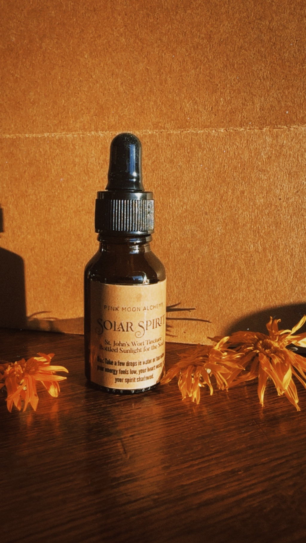 Solar Spirit - St. John’s Wort Tincture Bottled Sunlight for the Soul