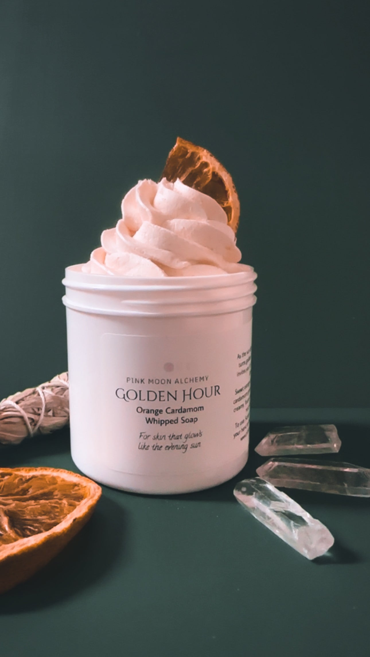 Golden Hour Orange Cardamom Whipped Soap