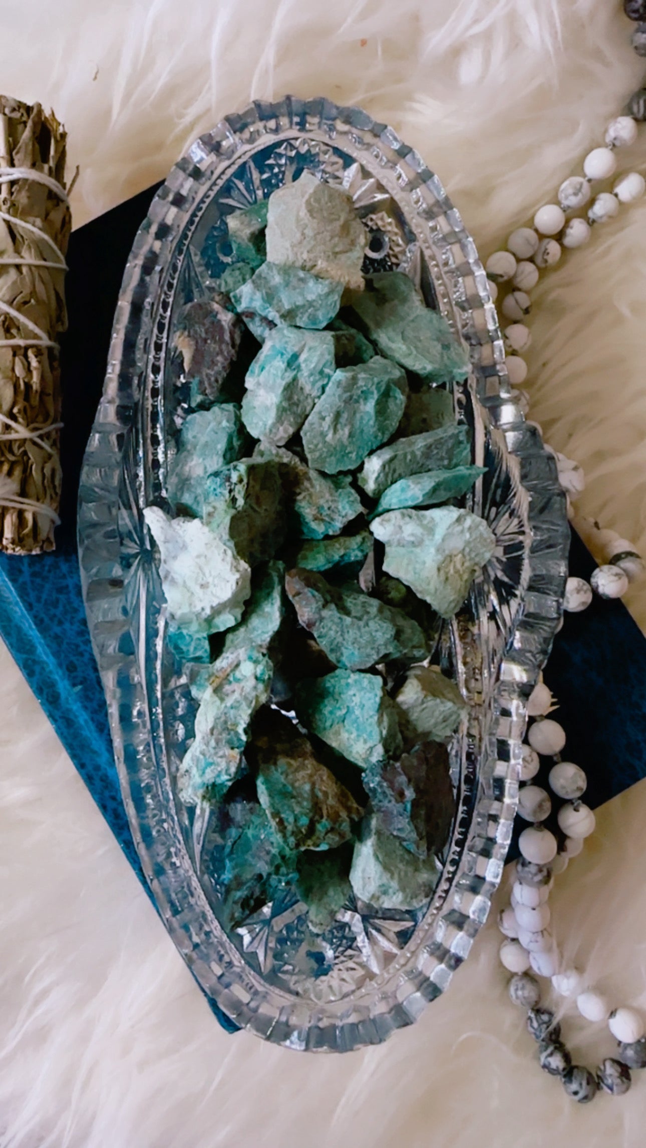 Chrysocolla — Soothing • Heart-Clearing • Auric Renewal