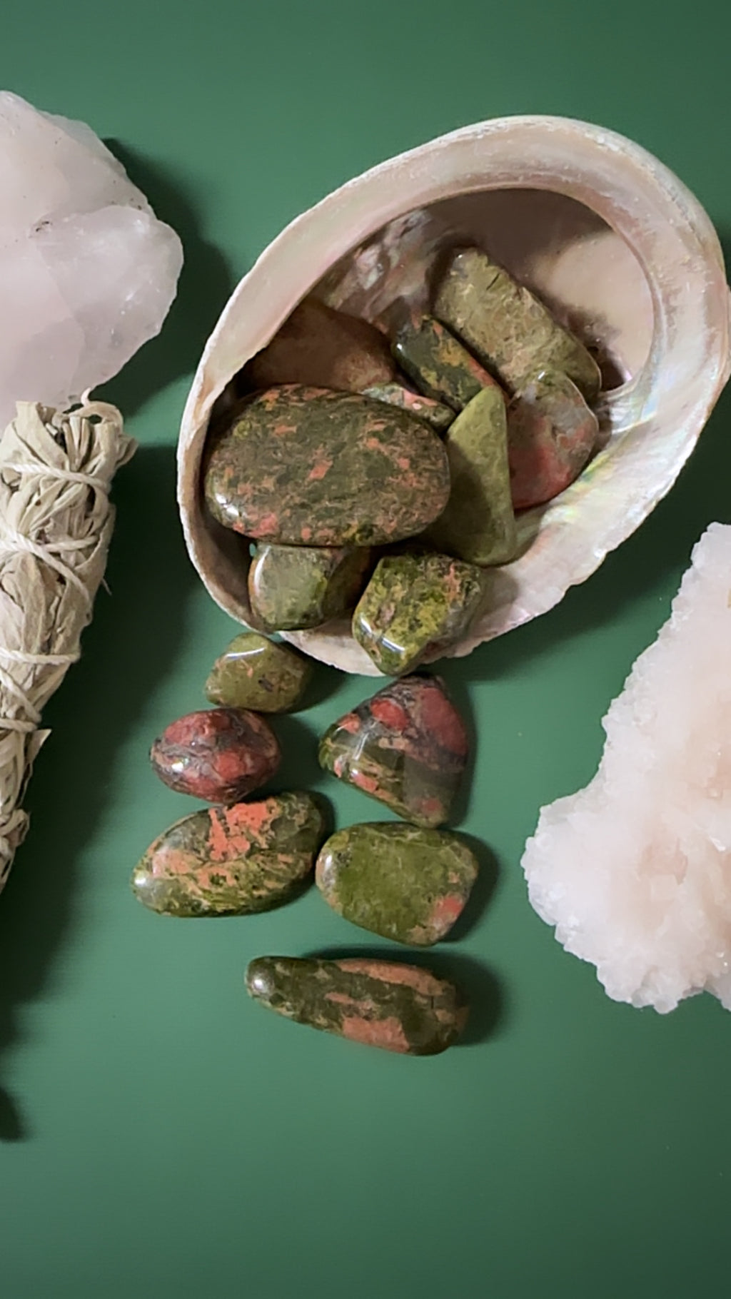 Unakite — Balance • Gentle Release • Heart-Led Insight