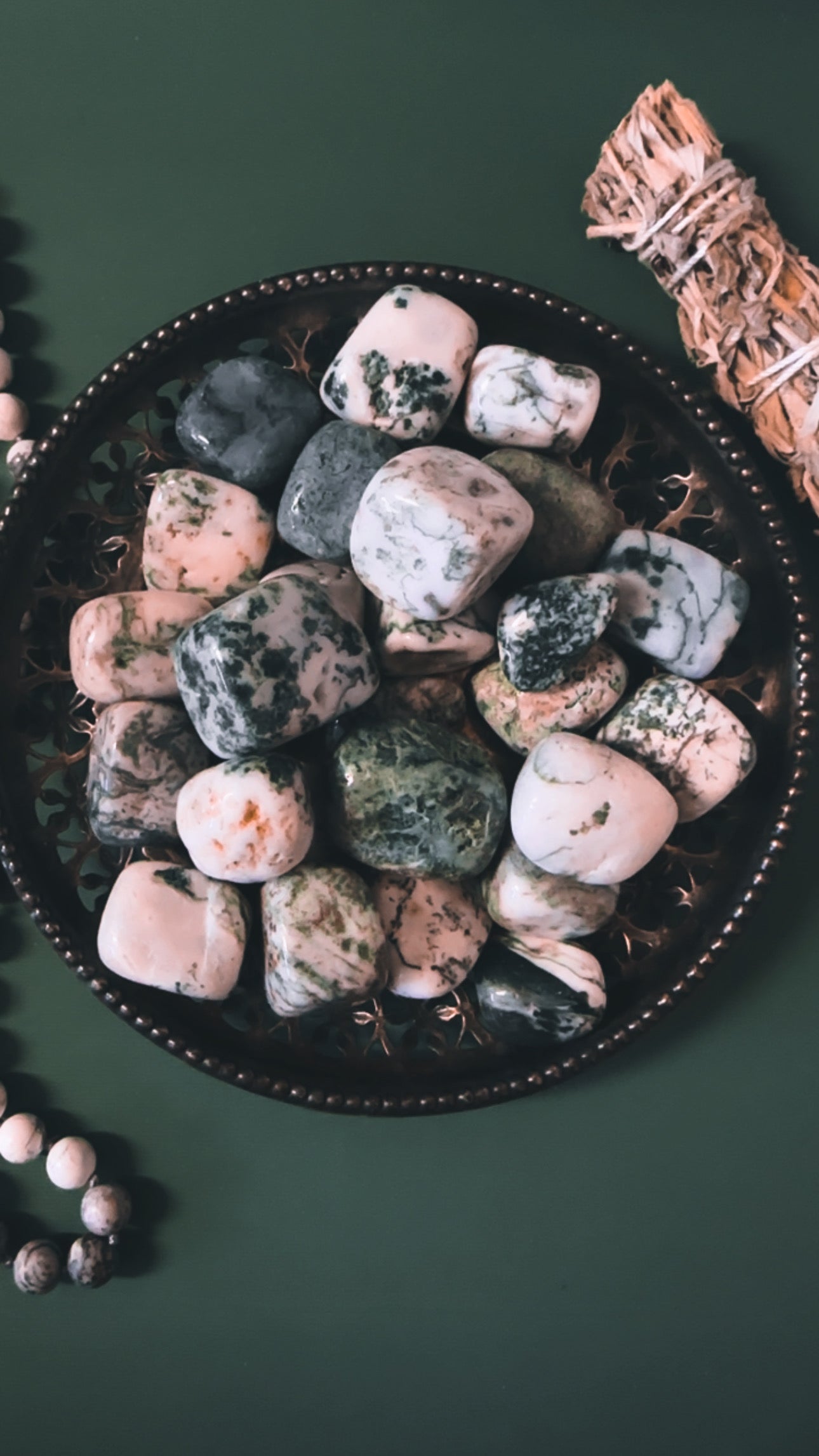 Tree Agate — Harmony • Inner Peace • Soft Forest Magic