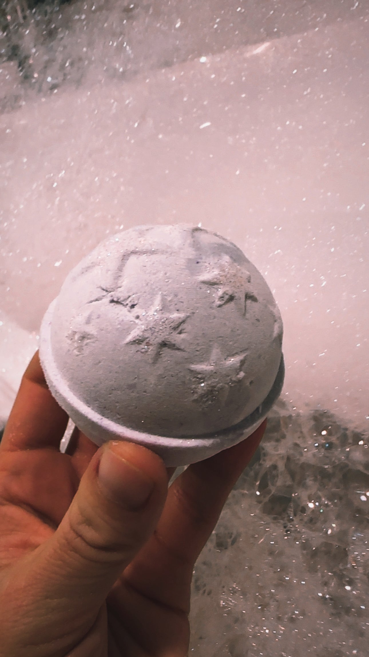 Lavender Moon Bath Bomb with Patchouli