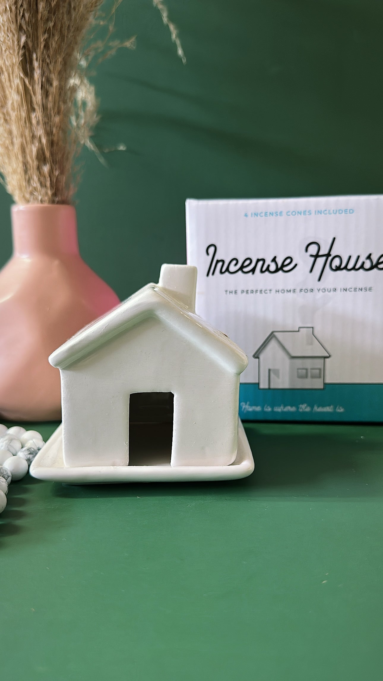 Ceramic Incense House Burner

A Cozy Home for Your Favourite Incense Cones