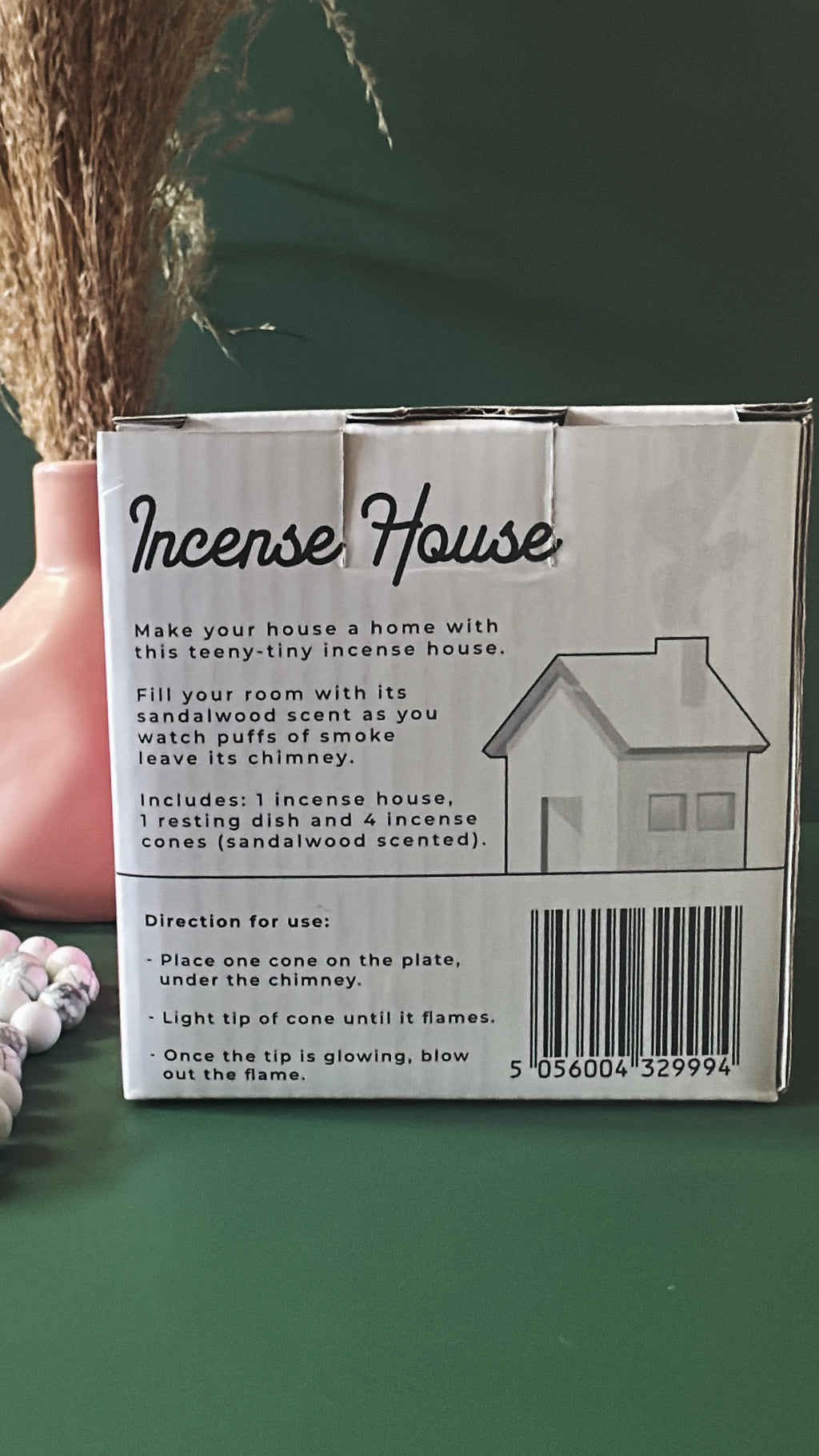 Ceramic Incense House Burner

A Cozy Home for Your Favourite Incense Cones