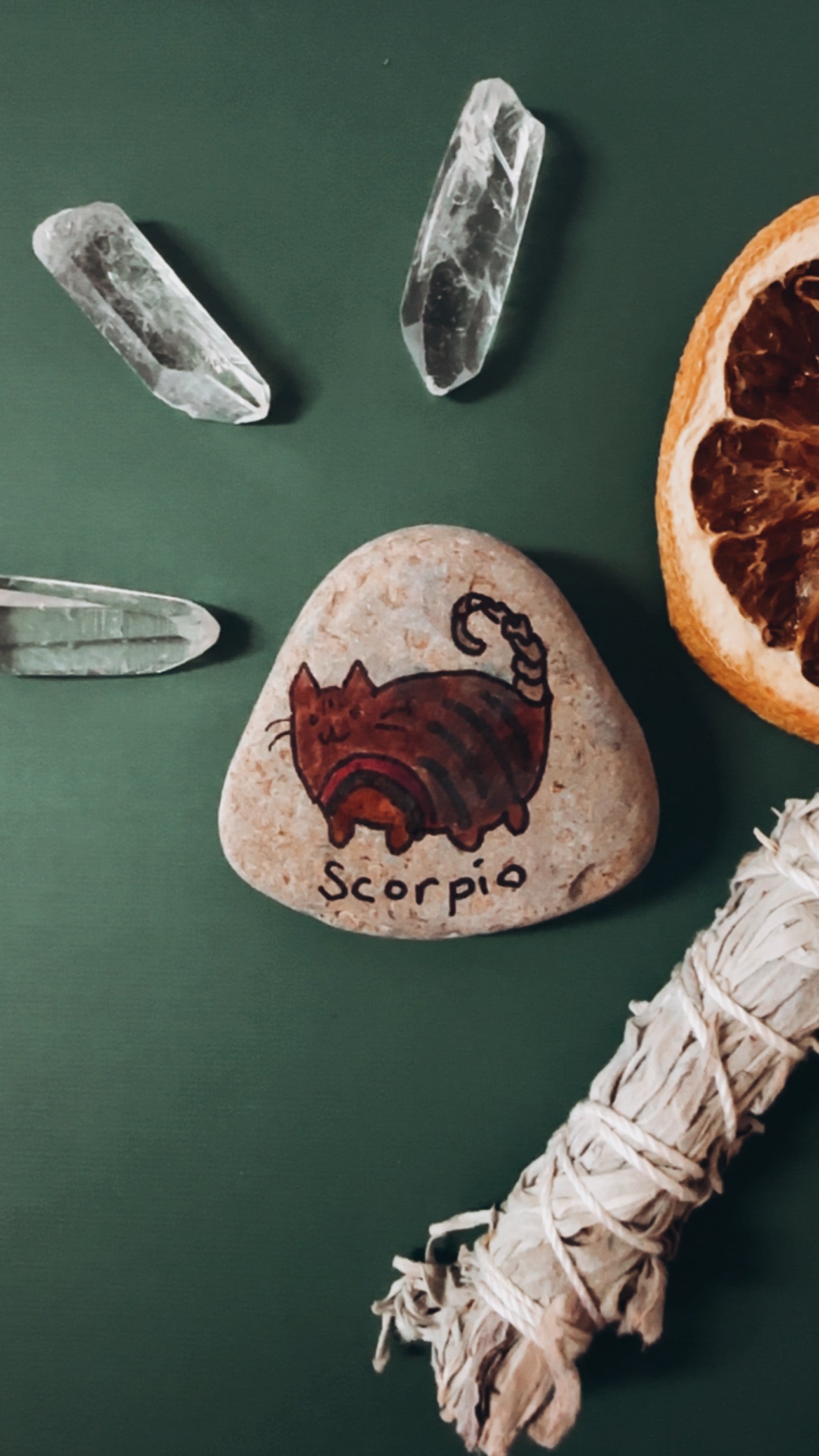Zodiac Kitty Stones