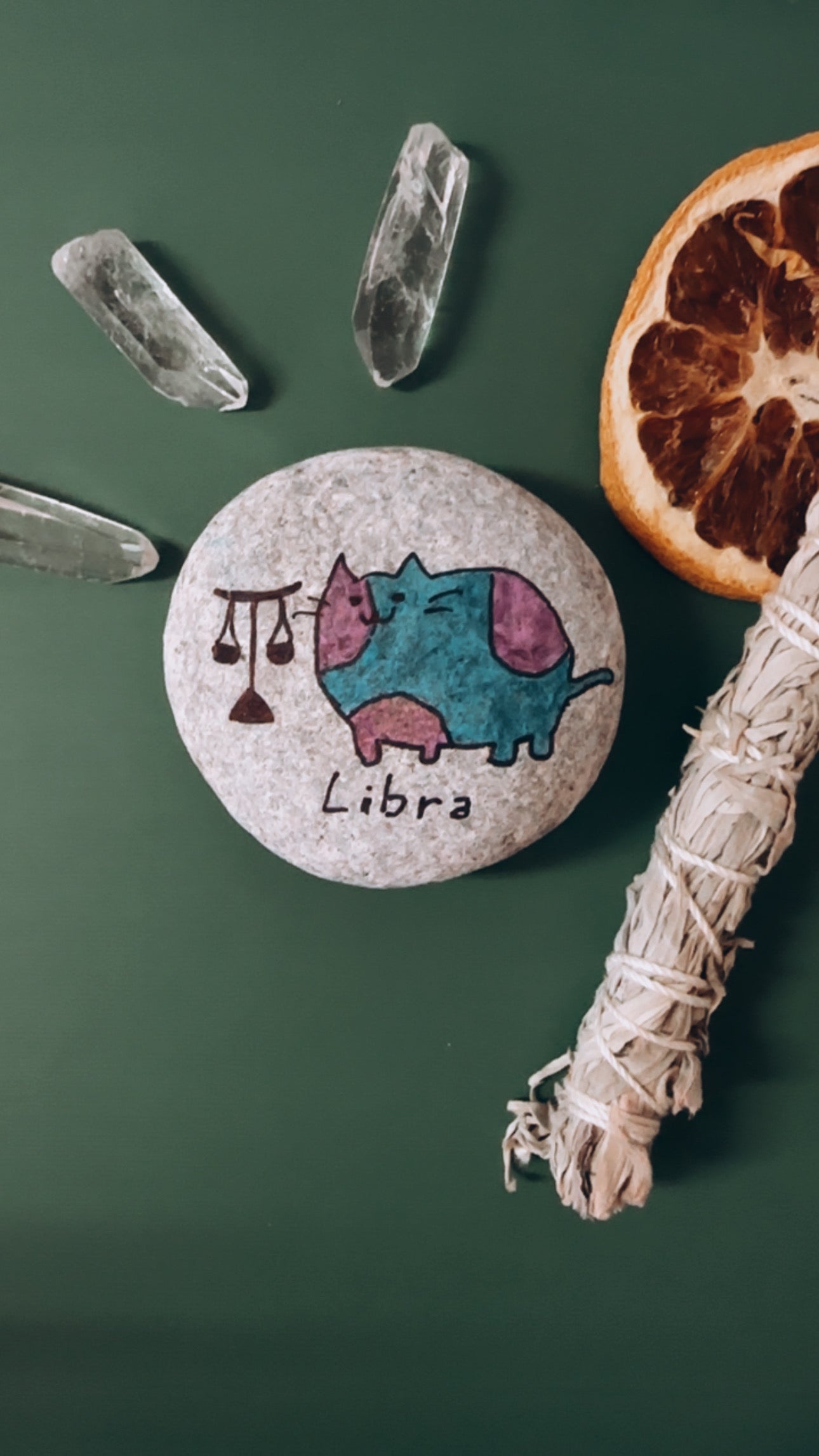 Zodiac Kitty Stones