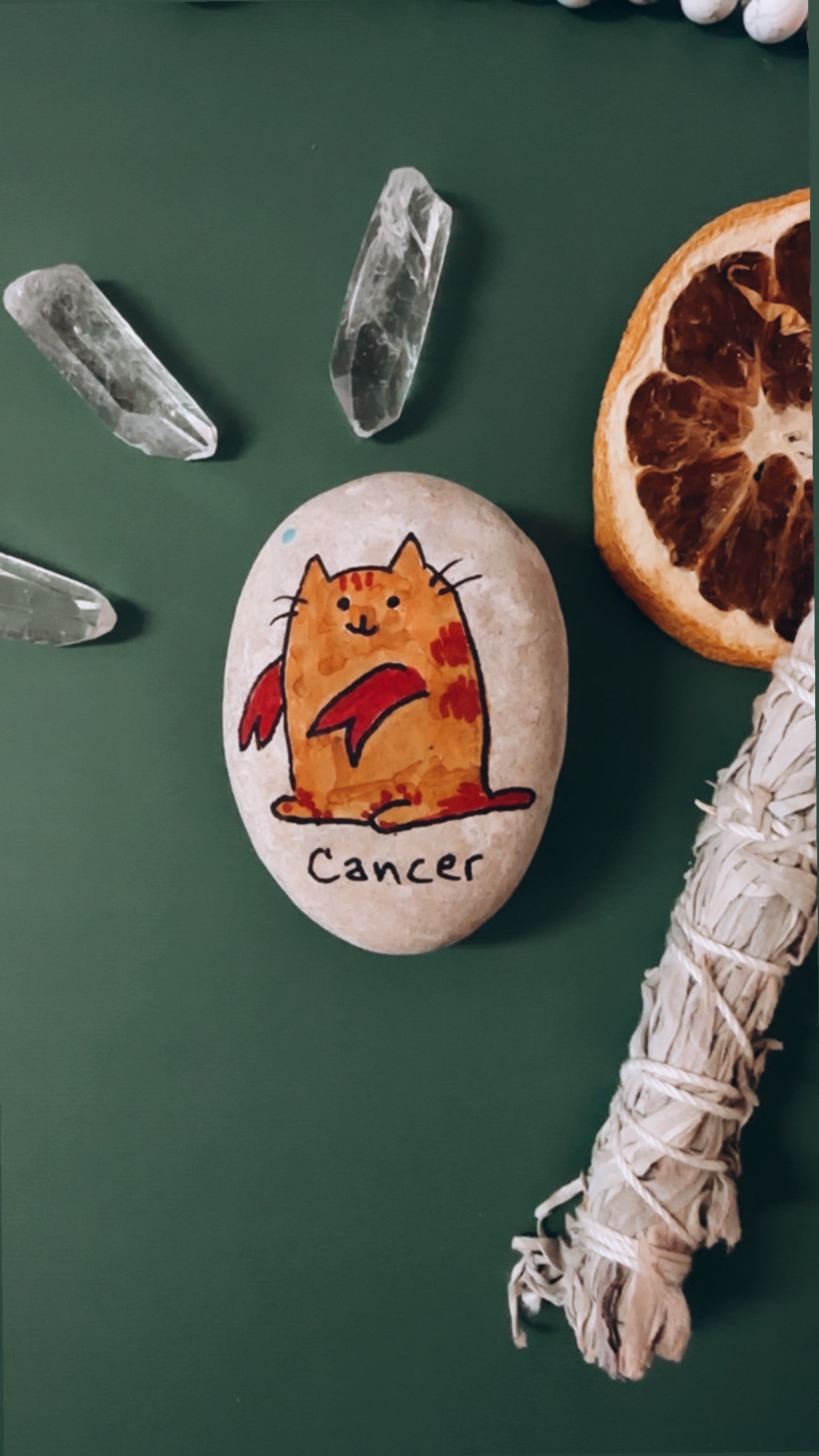 Zodiac Kitty Stones