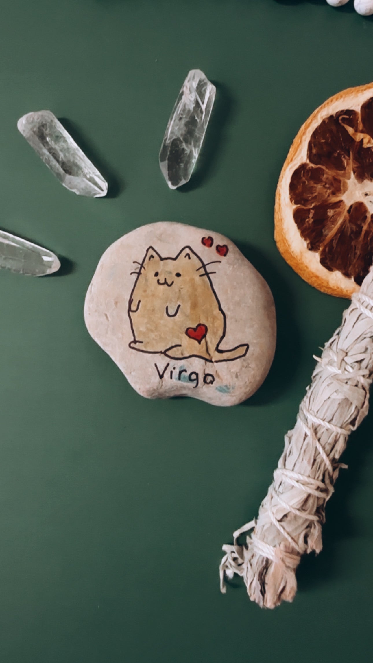 Zodiac Kitty Stones