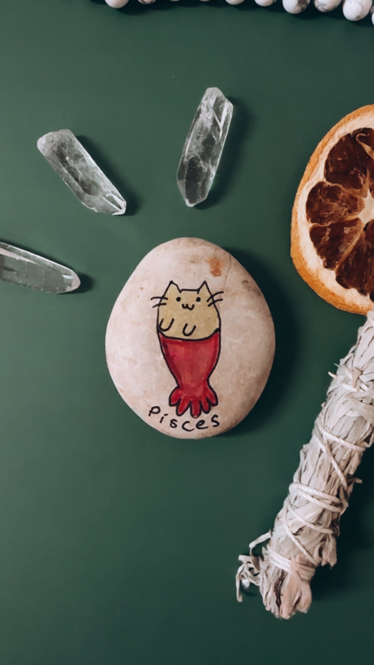 Zodiac Kitty Stones