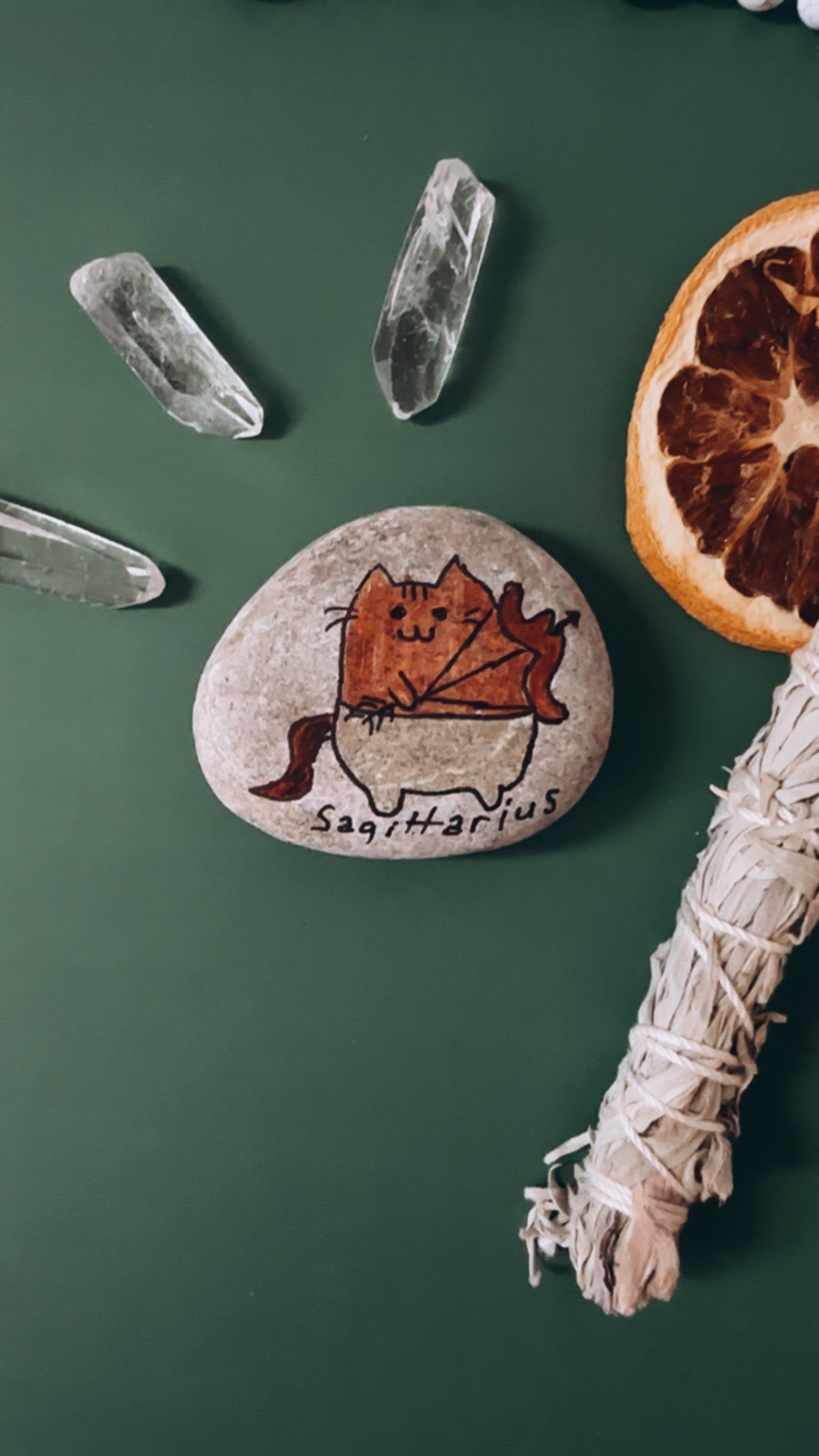 Zodiac Kitty Stones